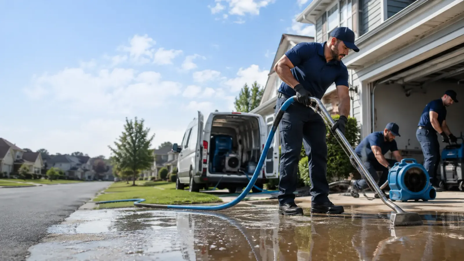 Flood Damage Restoration in Neville, OH